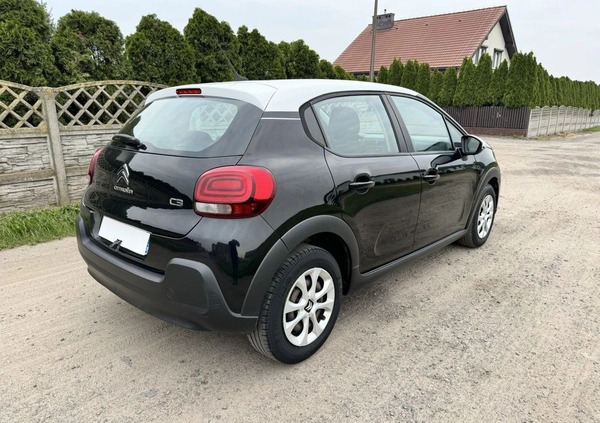 Citroen C3 cena 24999 przebieg: 105000, rok produkcji 2017 z Czeladź małe 301